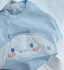 Girls' Kuromi & Cinnamoroll Cartoon T-shirt - Short Sleeve Melody Casual Top