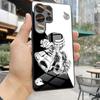 Чехол для телефона S-Soul Eater для S25 Ultra Samsung S26 S24 Fe S22 S20 S23 21 Plus A54 A34 A53 A16 Стеклянная крышка
