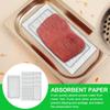 100PCS Meat Absorbent Pads Kitchen Paper Dri Lock 50/80 Grams Hygienic Kitchen Supplies For Keeping Packaging Dry Clean Kitchen