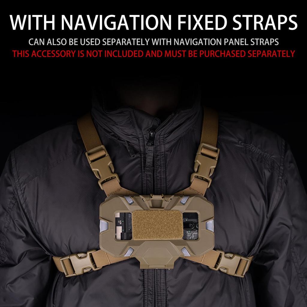 НОВЫЙ Тактический складной навигационный планшет MOLLE Чехол для карты для страйкбола Держатель для мобильного телефона, Нагрудный ремень для крепления к жилету для страйкбольных аксессуаров