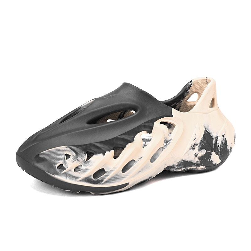 Пляжные сандалии унисекс из ЭВА для мужчин и женщин, полые садовые туфли, дизайнерские тапочки с дырками, кроссовки, водная обувь, тапочки без застежек