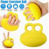 Высокоэластичный полиуретановый мяч-грип, подходит для реабилитации и укрепления пальцев - форма яйца, нетоксичный тренажер для рук 8 r