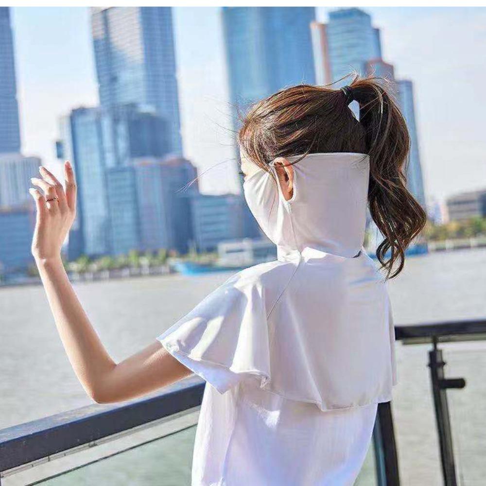 Sunscreen lce Silk Bandana Anti-UV Cycling Balaclava Face Balaclava Scarf Face Mask Cover Summer