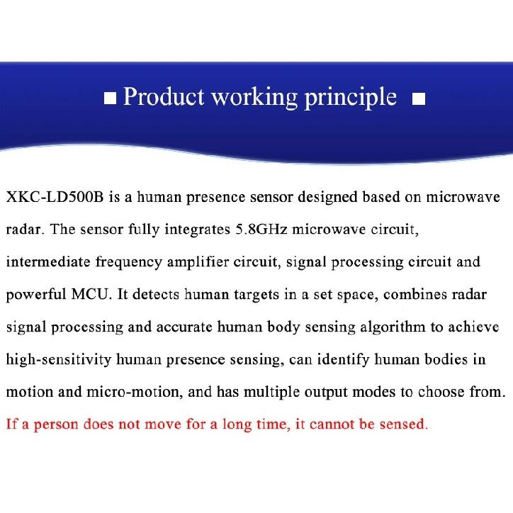 LD500B Микроволновой радарный датчик движения 10 м Расстояние 360 градусов IoT Детектор присутствия и движения человека Датчик приближения