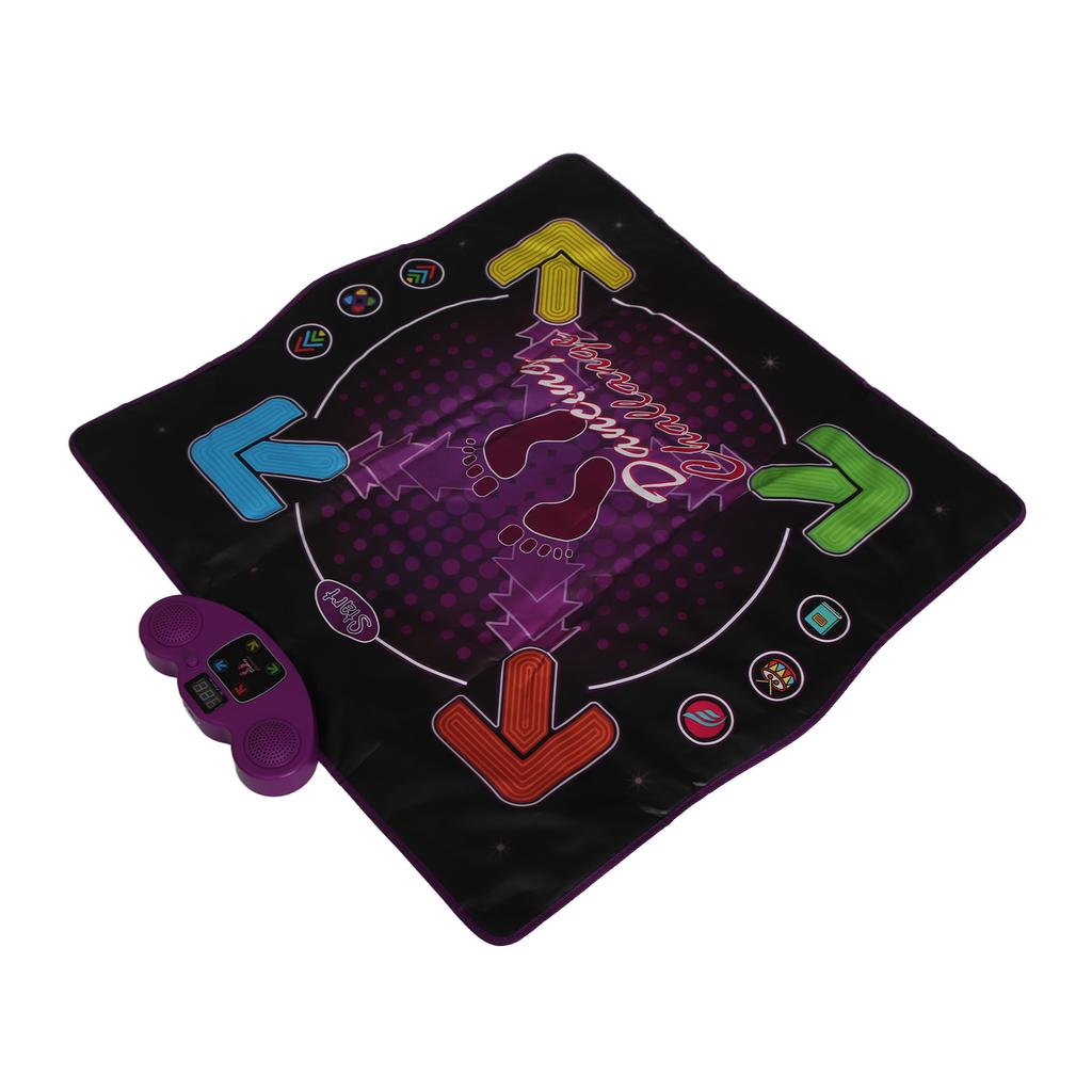 Танцевальный коврик для детей, электронный коврик, игрушка, 4 игровых режима, регулируемый, встроенный музыкальный танцевальный подарок, не светится