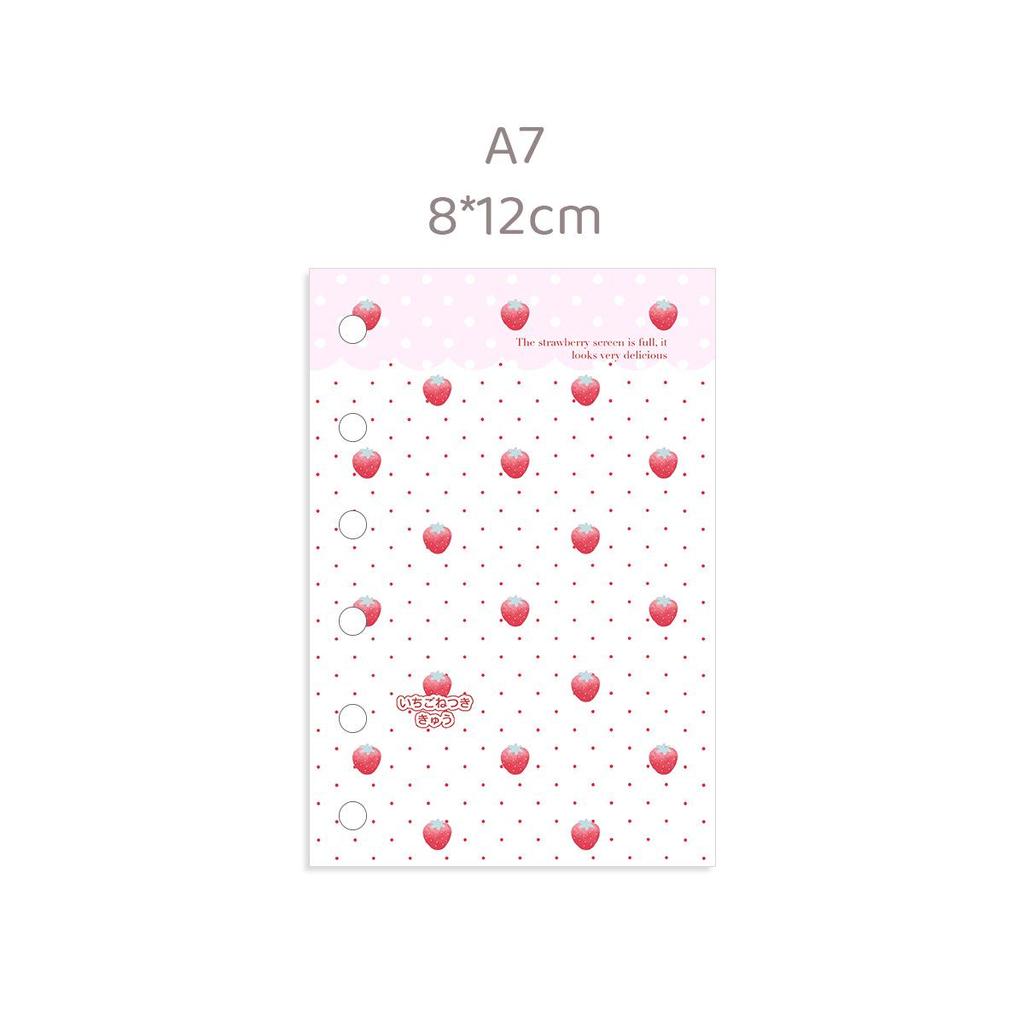 Waka Waka Strawberry Cake Acrylic Planner Dividers - M5/A6/A7 Sizes
