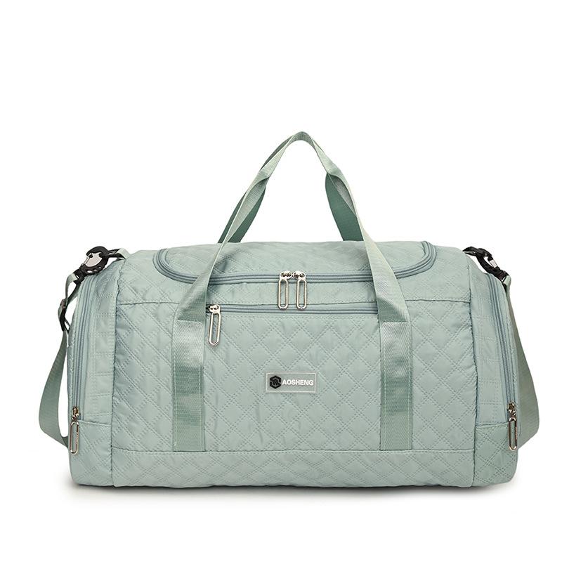 Модная, Простая, Большая Вместимость, Хранение Обуви, Портативная Дорожная Сумка для Выездов, Спортивная Сумка для Тренажерного Зала с Отделением для Сухих и Влажных Вещей, Можно Использовать для Надевания на Выдвижную Ручку