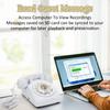 Large Capacity Wedding Photo Booth Decoration Audio Guestbook Phone with Voice Recording Function Signings