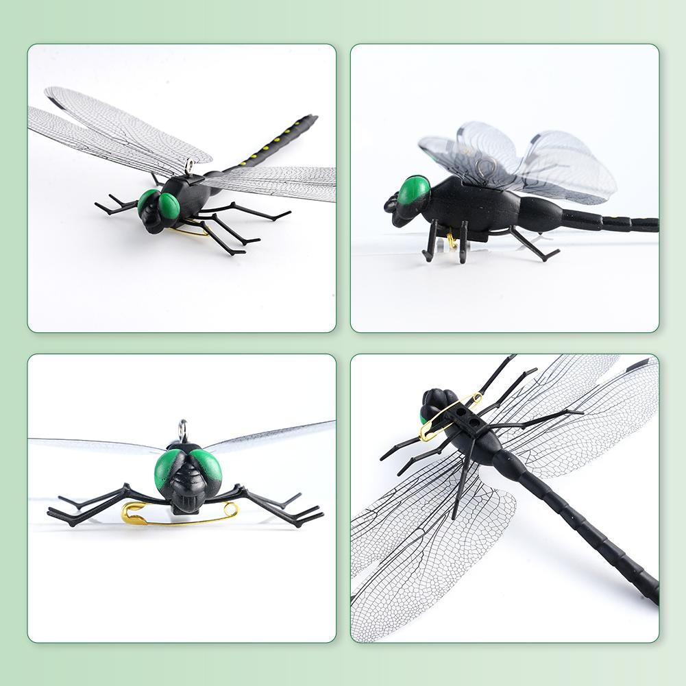 4/10/20 Pcs High Simulation Dragonfly Model Mosquito Repellent Indoor Outdoor Hanging Ornaments Garden Hanging Ornaments