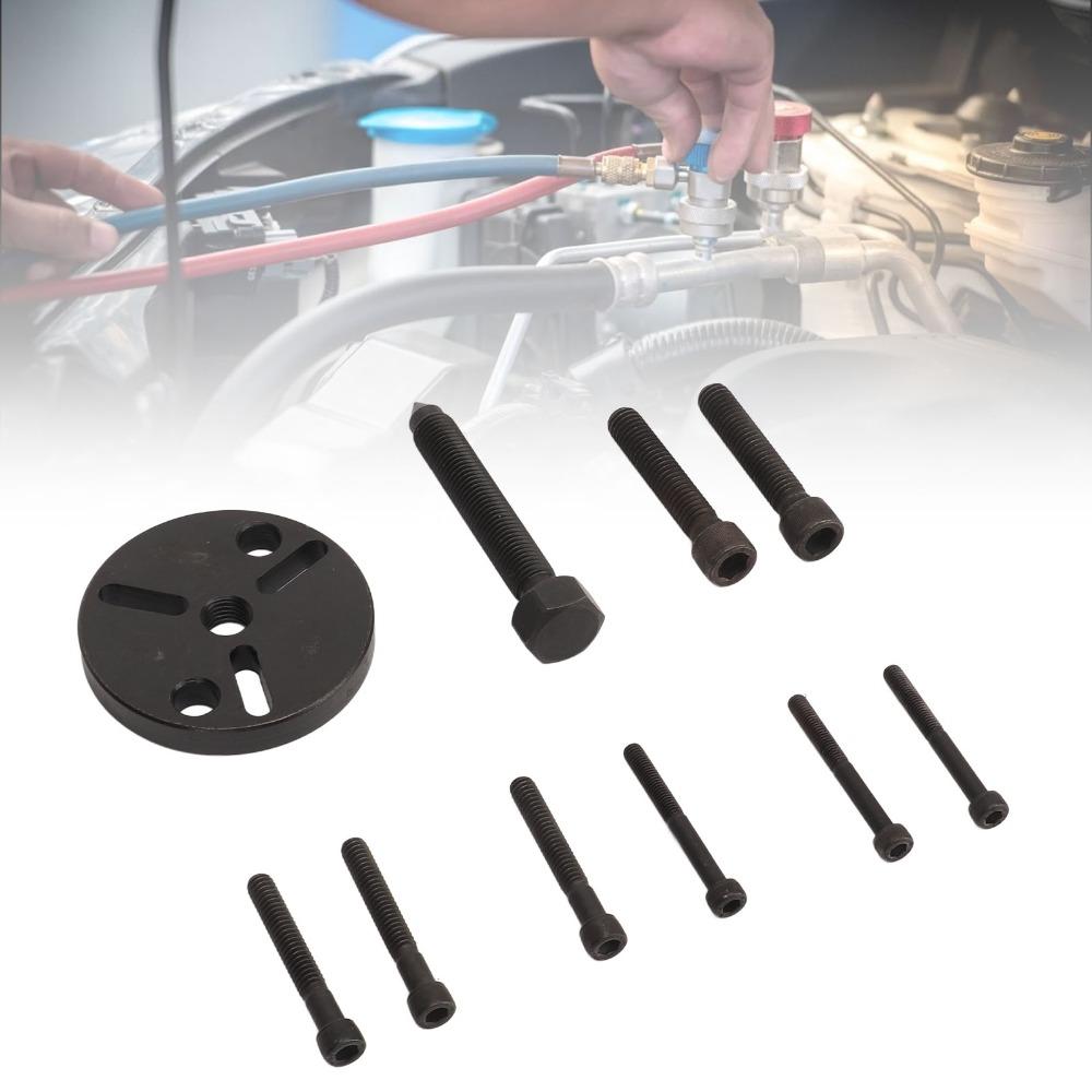 Stainless Steel & Iron AC Clutch Removal Tool AC Pump Head Remover Auto Repair