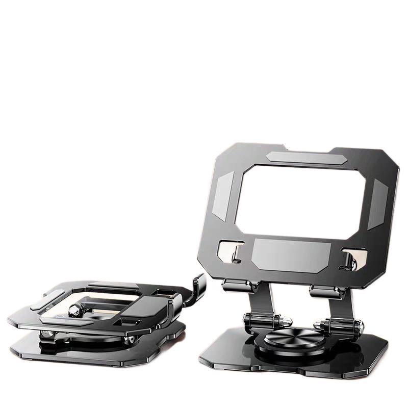 Adjustable Rotating Tablet & Laptop Stand with Cooling Fan & Hollow Design