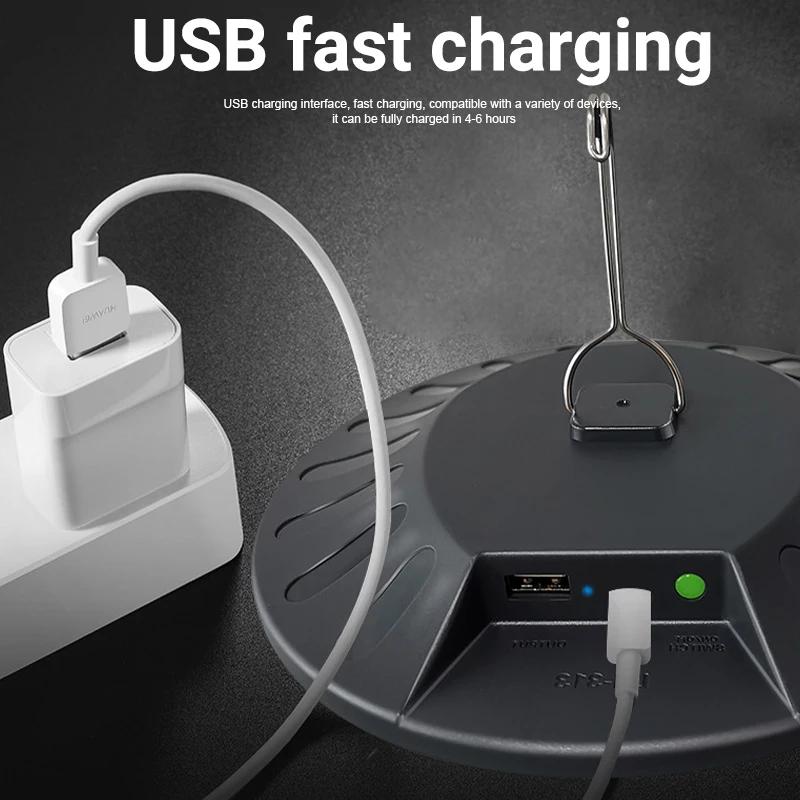 2000LM Кемпинговый Светильник Перезаряжаемый Кемпинговый Фонарь Портативный Сильный Свет Светодиодный Ручной Фонарь Для Кемпинга Аварийная Рыбалка