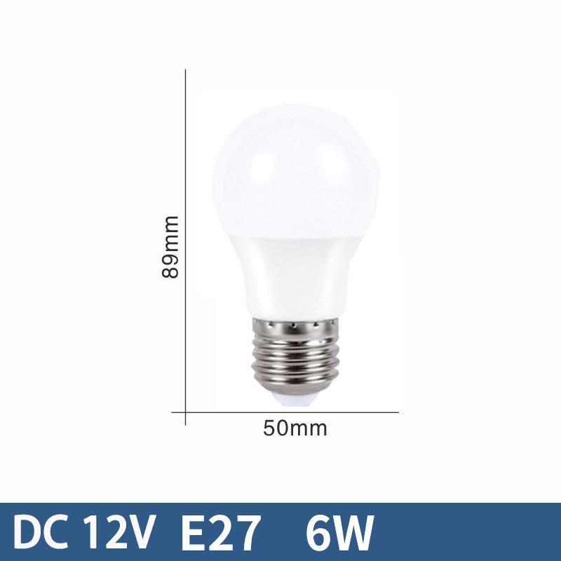 10 шт. Светодиодные лампы E27 DC 12V lampada luz E27 лампа 3W 6W 9W 12W 15W 18W точечная лампа Светодиодные лампы для наружного освещения AP 12V