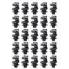25PCS T Post Insulators Electric Fence Pinlock Insulator Wire Holding Clips for Farm and Garden