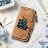 Motorcycle Pattern Fashion Long Wallet Multi Slot Portable Bifold Purse