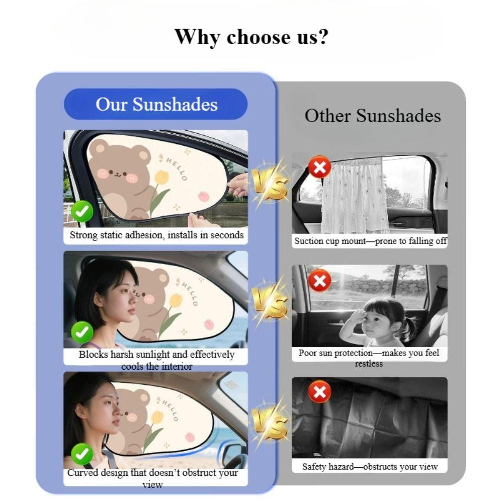 Sun Protection Car Window Sunshade Heat Insulation Car Solar Protection Vehicle Accessories