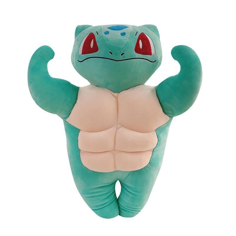 Muscle Series Boyfriend Power Muscle Festival Gift Shark Pie Charmander Platypus New Plush Toy Doll