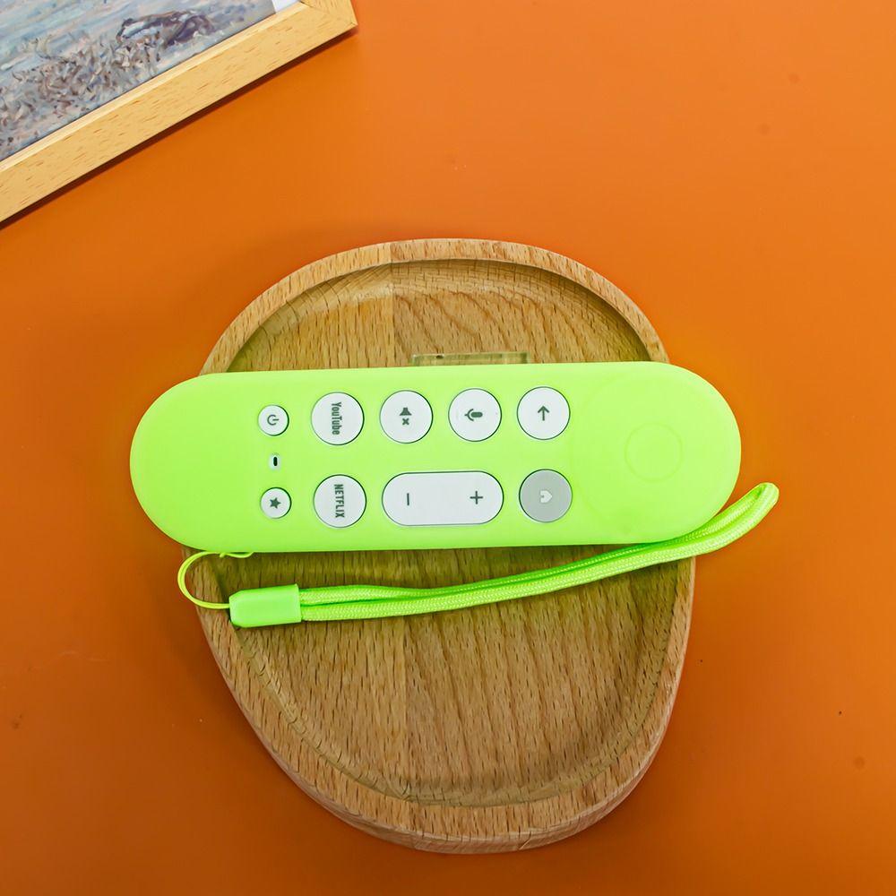 Silicone Remote Controller Cover Anti-scratch Remote Protective Case for Google TV Streamer 4K 2024 Voice Remote Control