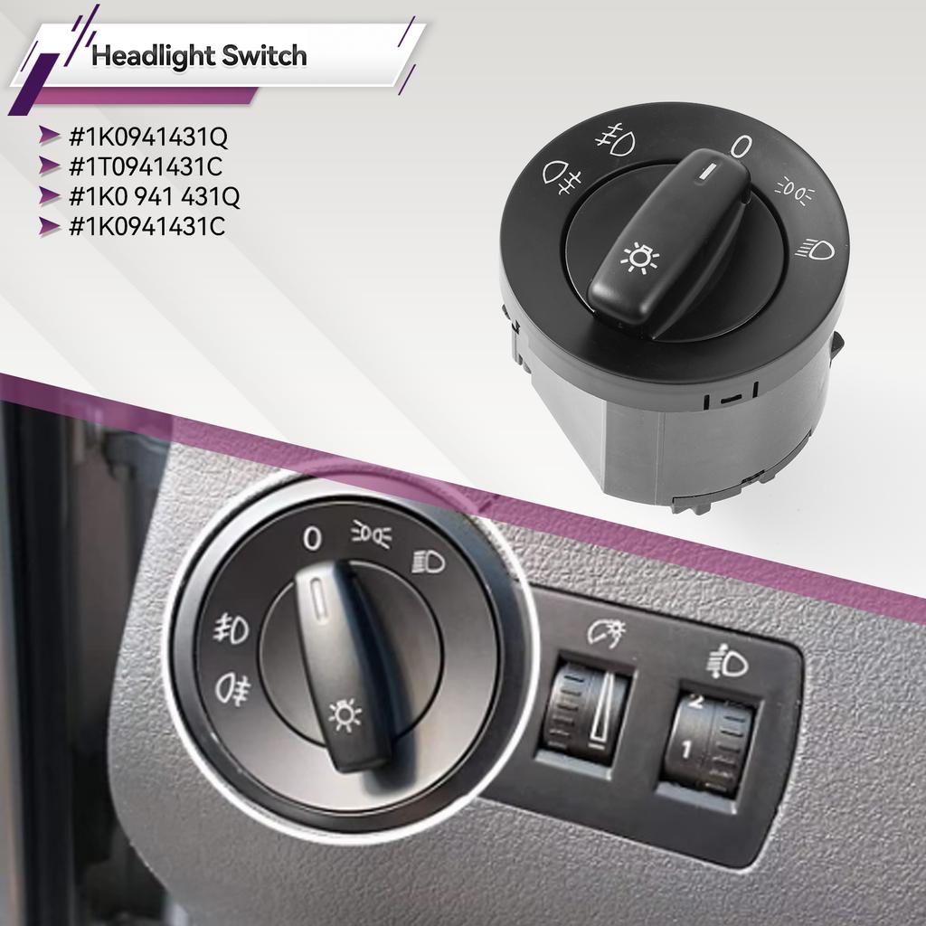 Переключатель управления противотуманными фарами 1K0941431Q для VW Golf MK5 Caddy Jetta Touran 1T Passat EOS 1K0 941 431Q 1T0941431C