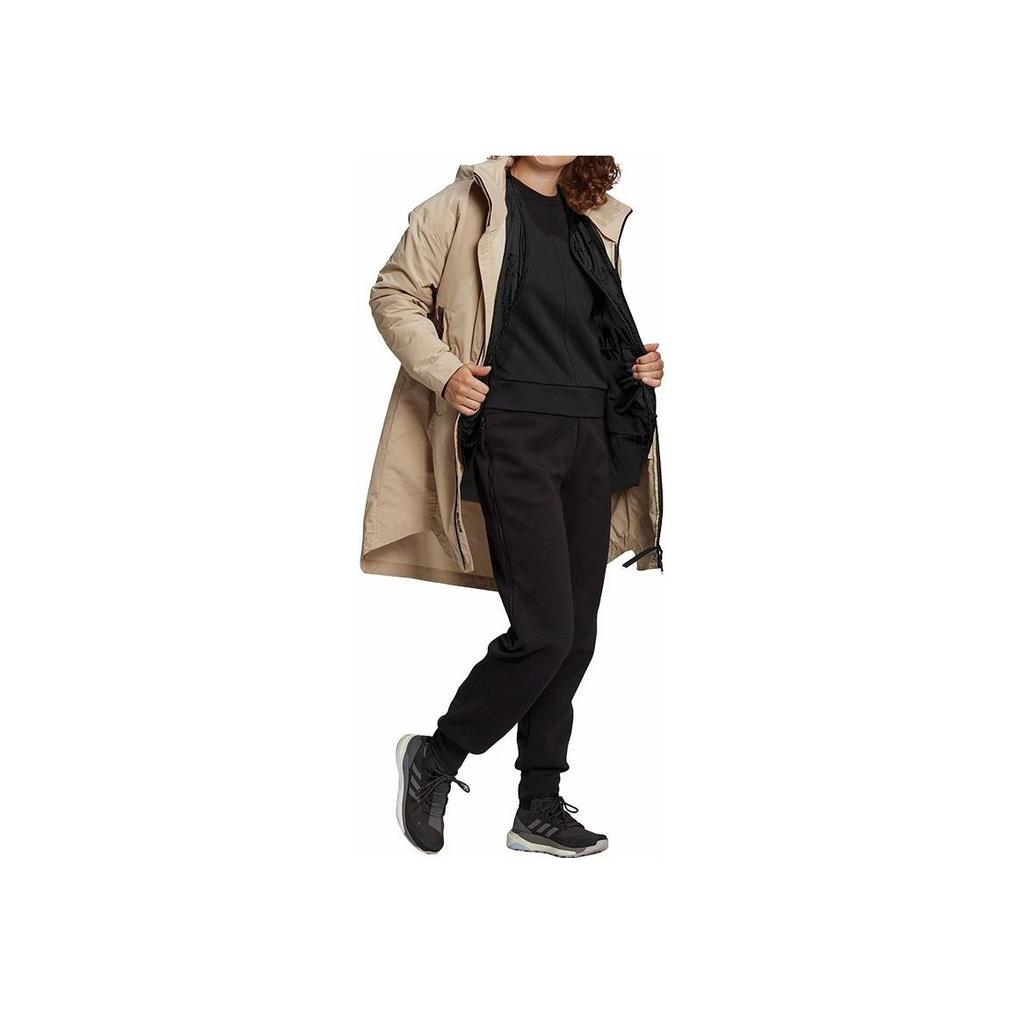 Adidas Myshelter ветрозащитная однотонная спортивная куртка женская куртка цвета хаки GR0597