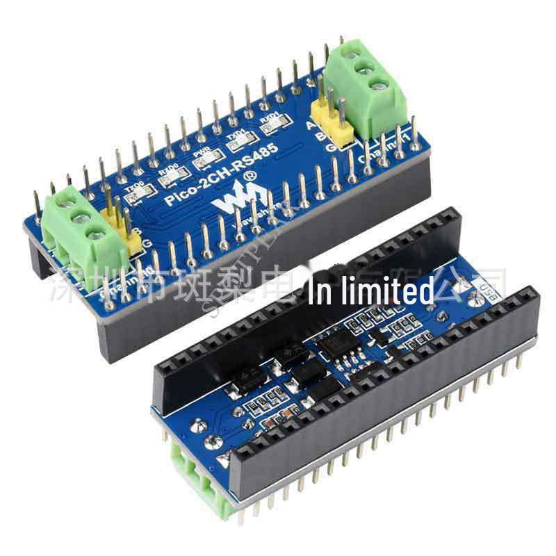Raspberry Pi Pico Dual-Channel RS485 UART Expansion Board