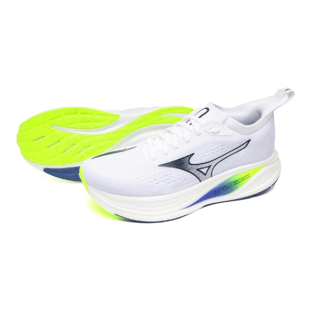 Кроссовки Mizuno NeoZen 2 Унисекс см 2E Белый x Синий x Желтый [Mizuno] 27.0