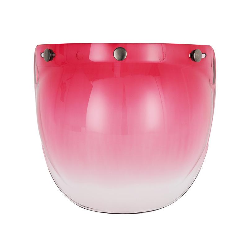 Motorcycle Helmet Retro Helmet Harley Helmet Bubble Lens Three Button Helmet Windproof And Strong Light Proof Lens With Bracket