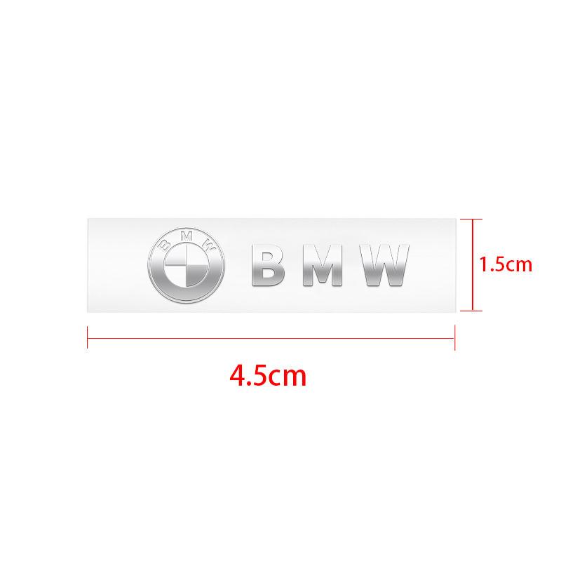 Car Metal Emblem Wiper Stickers Reflective Decor Decals For BMW E36 E64 E85 E60 F10 F30 F36 F32 F82 F83 F07 G01 G20 G21 X6 X5 X3