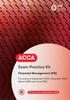 Книга ACCA Financial Management : Practice and Revision Kit