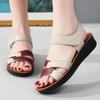 Fashion Classic Soft Bottom Leather Woman Sandals Soft Bottom Mother Shoes Mixed Colors Fashion Female Sandals New Mother Sandals