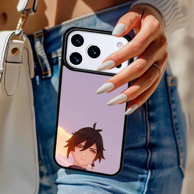Genshin Impact Anime Cute Phone Case For iPhone 17 Air 14 15 13 12 Max Cover For Apple 14 15 16 16e 11 Pro Max Plus Coque