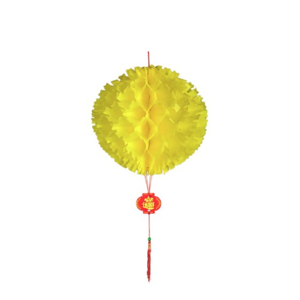 10PCS Waterproof Paper Lantern Ball Jagged Edges Spring Festival Pendant  Chinatown