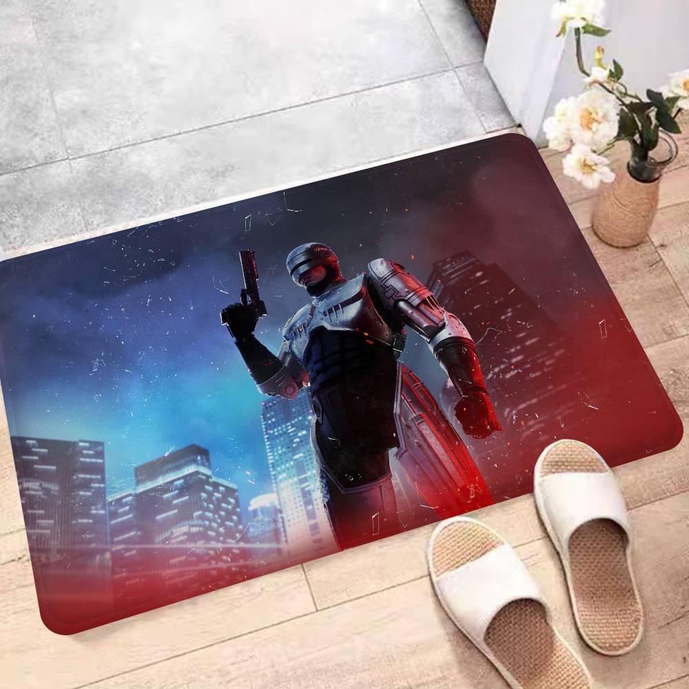 Боевик Р-Робокоп Коврик для ванной Детская комната Спальня Декорация Балкон Противоскользящий Придверный коврик Гостиная Приветственный коврик