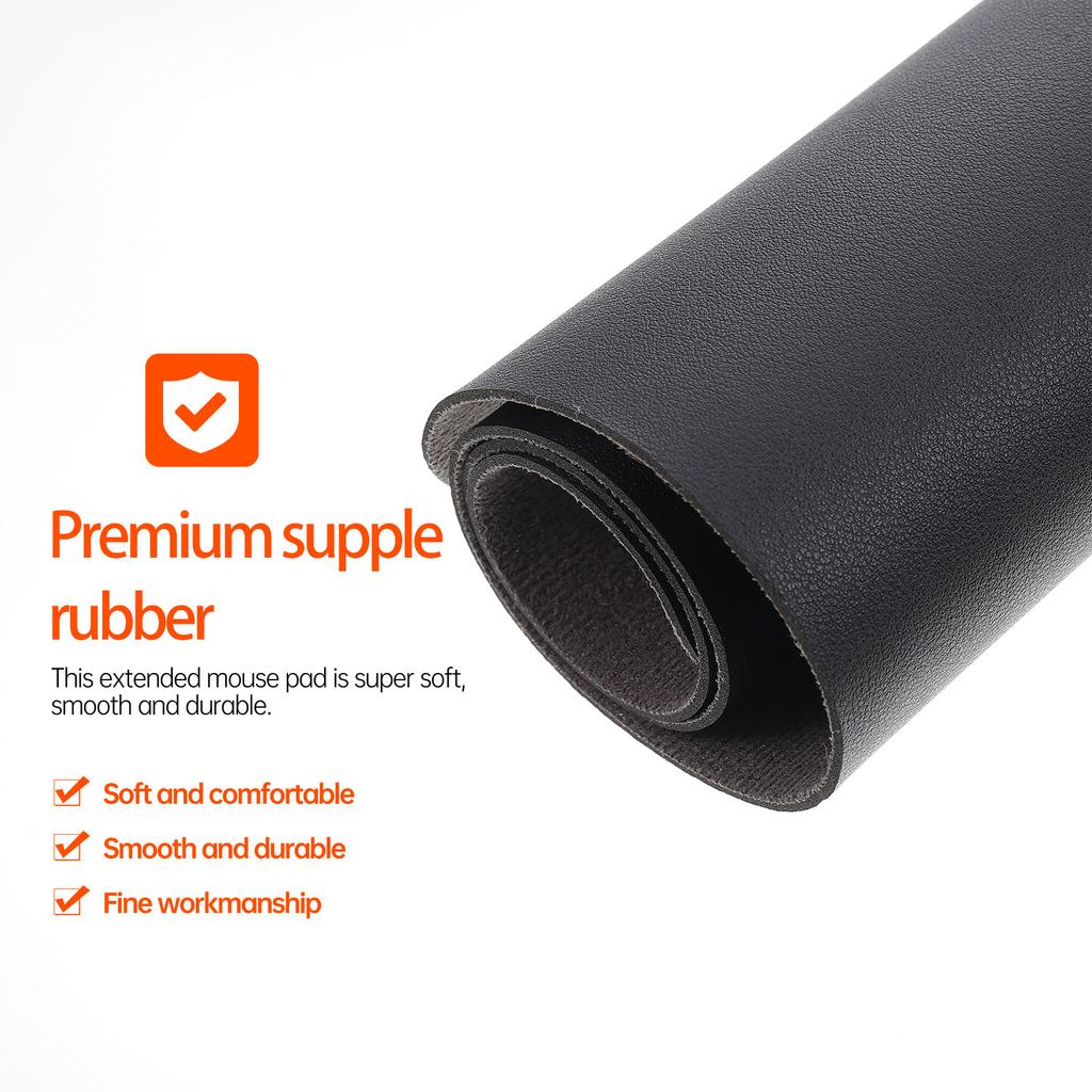 Desk Pad Premium Gaming Mouse Pad with Ergonomic Support Improved Work Efficiency Comfortable Feel for Laptop Computer