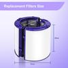 2 упаковки улучшенных сменных фильтра HP1 для Dyson HP1 HP07 PH01 HP10 TP07 TP10 TP09 HP09 HP06 TP06 PH02 PH03 PH04 - 360° Комбинированный Glass Pure Cool Hot