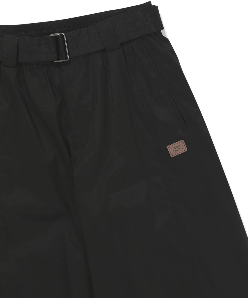 BBC EARTH Curved Belt Pants Black
