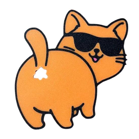 Хлебная клипса «Кошачья попа», напечатанная на 3D-принтере, держатель для пакетов для любителей кошек