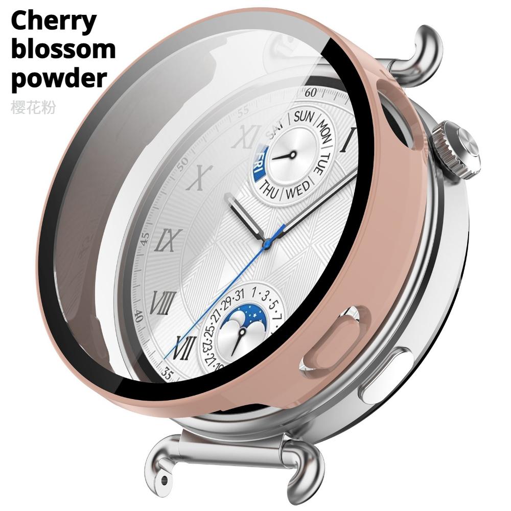 Закаленное стекло+чехол из ПК для Huawei Watch GT6 41 мм Полное покрытие Аксессуары для умных часов Защитные Жесткие Чехлы для Huawei GT6 46 мм