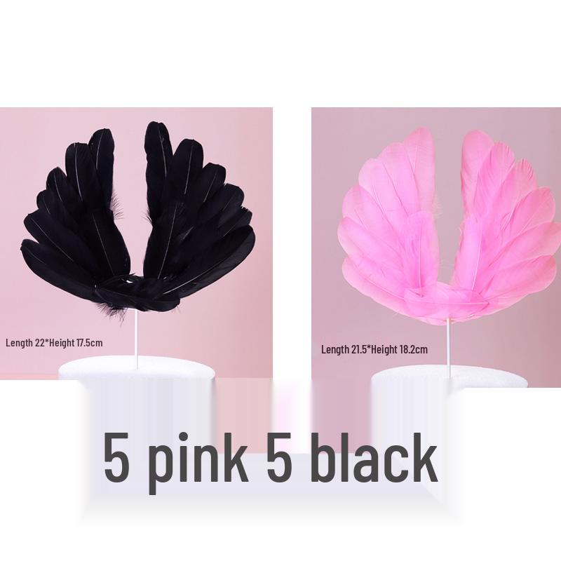 10 Топперов и украшений для торта в виде перьев ангельских крыльев