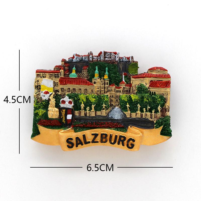 Бразилия туристическая достопримечательность сувенир 3D магниты на холодильник наклеенные на холодильник Мост Золотые Ворота Таиланд Париж Монако мировой турист