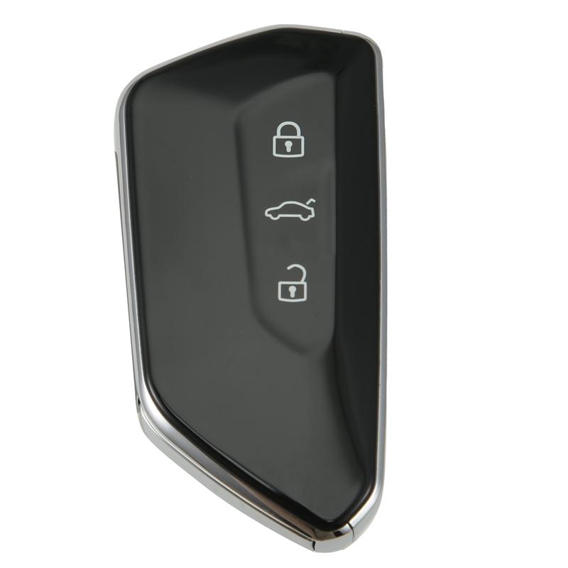 KDZA25 Remote Control Key Shell 3 Buttons Car Smart Key Card Case Casing For VW Golf 8