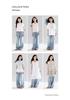 Summer Rhinestone Girls' Wide-Leg Jeans: Loose, Versatile, Straight-Leg Long Pants