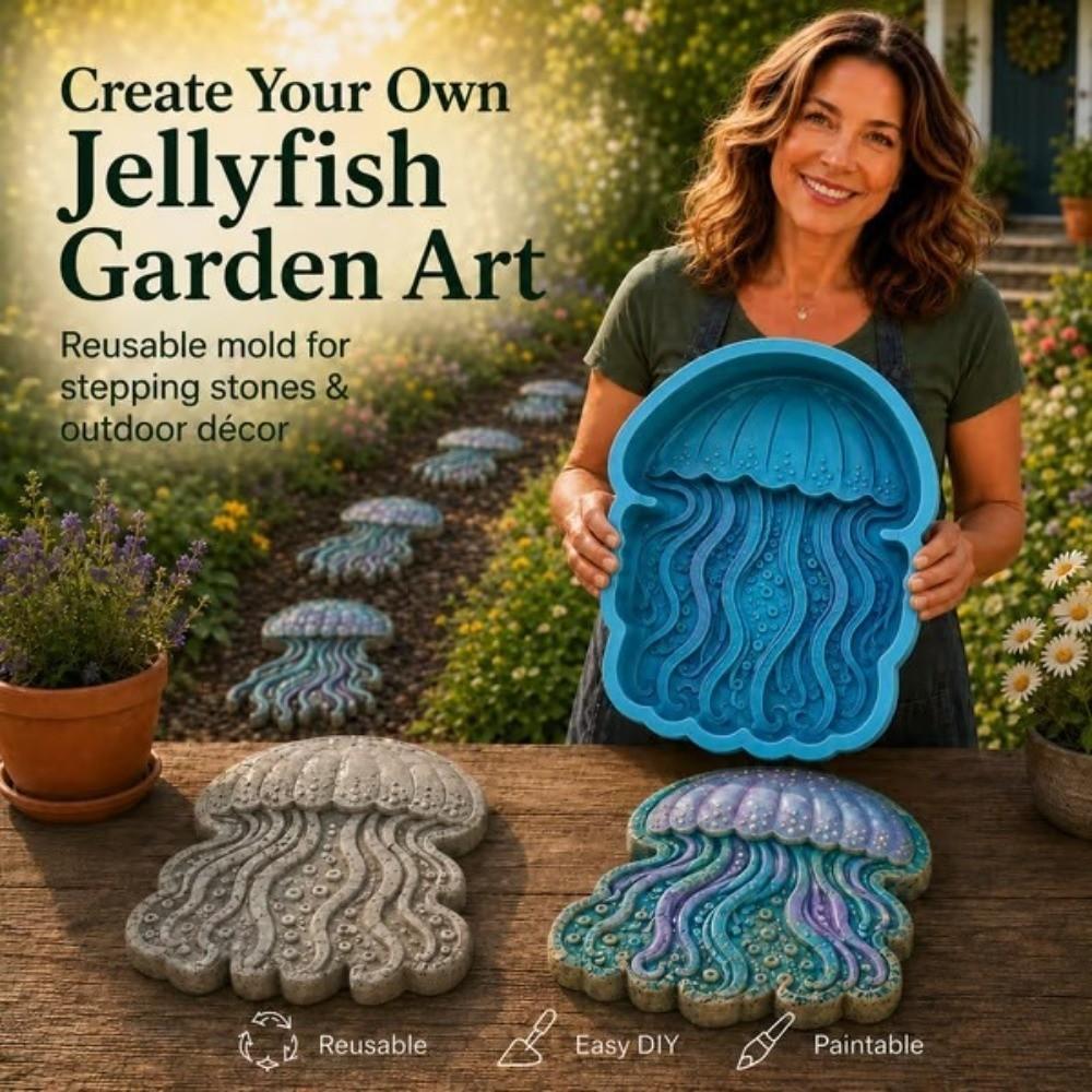 Sea Turtle Silicone Stepping Stone Mold Ocean Animal Garden Concrete DIY Mould  Pathway