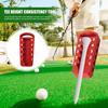 Golf Tee Height Adjuster 5 Settings Precision Tee Elevator Height Setter for Consistent Swings Multi-functional Tee Holder with 5 Tees for Indoor