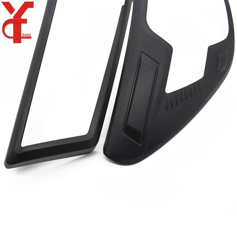 ABS Head Light Cover For Toyota Hilux Revo 2021 2022 2023 4x4 Lamp Hoods Car Styling Accessories