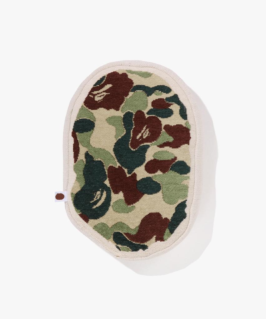 BAPE Abc Camo Ape Head Cushion Green