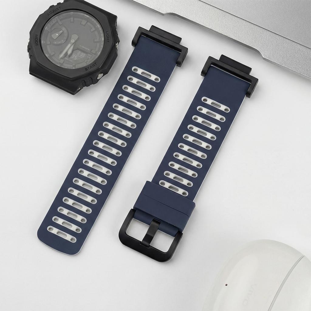 Резиновый ремешок для Casioak GA2100 GA-110/100/120 GD-100 Спортивная петля Силиконовый браслет для DW5600 5000 5030 Аксессуары для ремешка часов