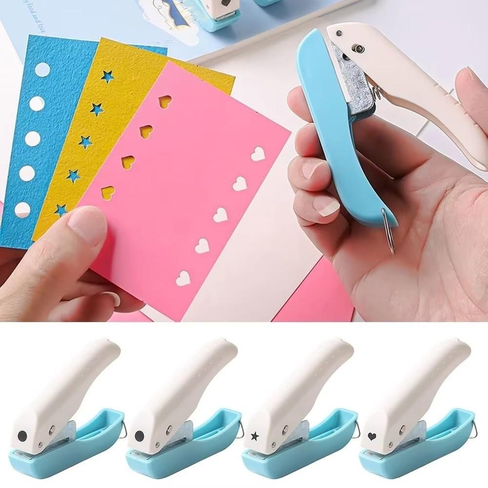 Aesthetic Shape Hole Punch Press-Type Paper Puncher Stationery Punching Machine Scrapbook Making
