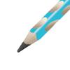 STABILO Карандаш для обучения рисованию Easy Graph 2B, синий, для правой руки, треугольный, с именем, для коррекции, в комплекте для детей, малышей, мальчиков и девочек, 12 штук