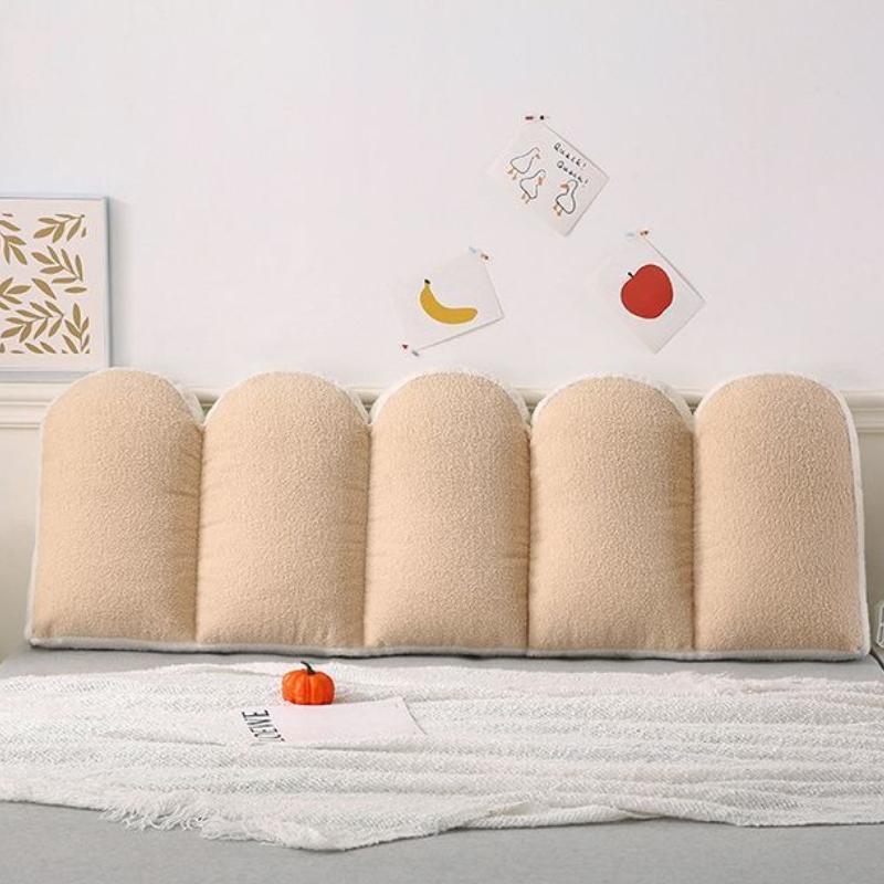Мягкая подушка для изголовья кровати, короткий плюш, удобная подушка-шезлонг, ленивая, современная, с длинной спинкой, домашний текстиль, декор спальни